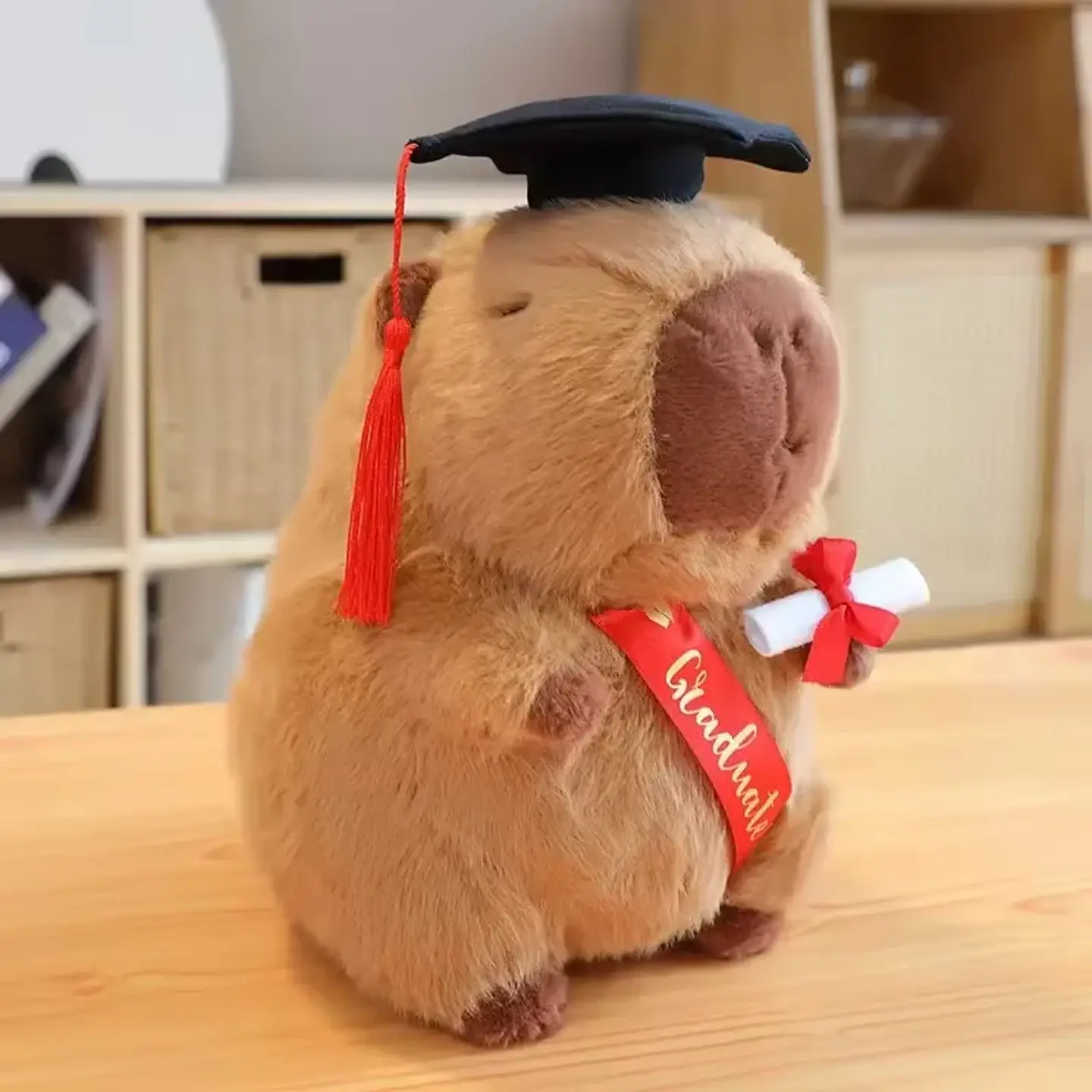 Peluche de Capibara Graduación 1