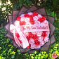 Ramo de 50 Rosas Eternas Rojo/Rosa con Cinta - Miniatura 1