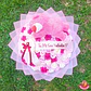 Ramo de 100 Rosas Eternas Paleta Rosa con Peluche Lotso y Cinta - Miniatura 3