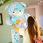 OSO Gigante Corazón Glitter Tie-Dye 120 CM 2