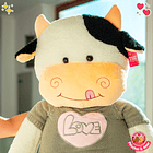 Peluche Vaca Gigante con Polera Love 120 CM 4