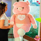 Peluche Cerdito Gigante con Polera Love 120 CM 4