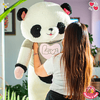 OSO Gigante Panda con Polera Love 120 CM 2