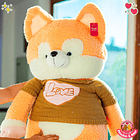 Peluche Perrito Gigante Hus con Polera 120 CM 3