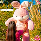 Peluche Conejo Gigante con Polera Rosa 110 CM - Miniatura 2