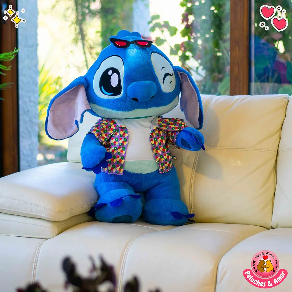 Peluche Gigante Stitch Hawaiano 80 CM 1
