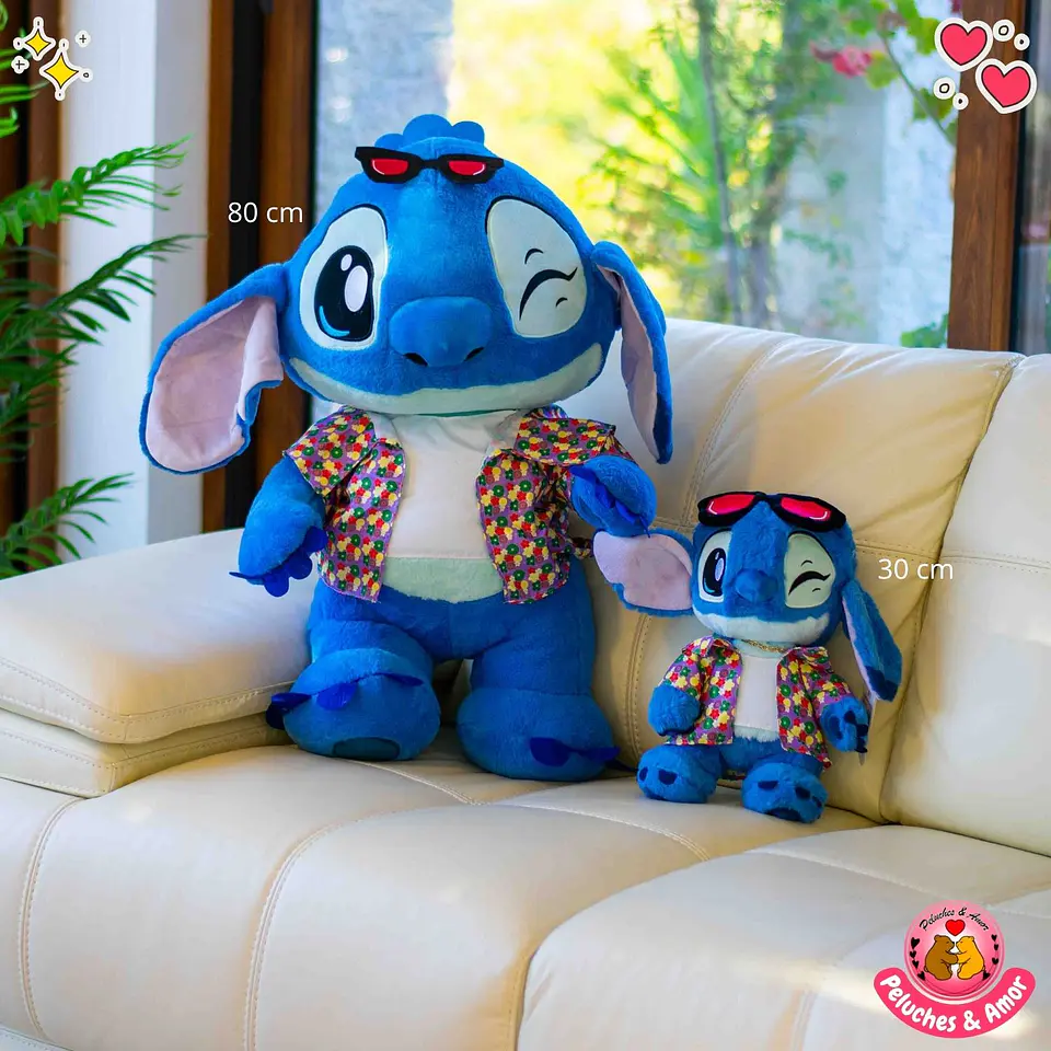 Peluche Gigante Stitch Hawaiano 80 CM 4