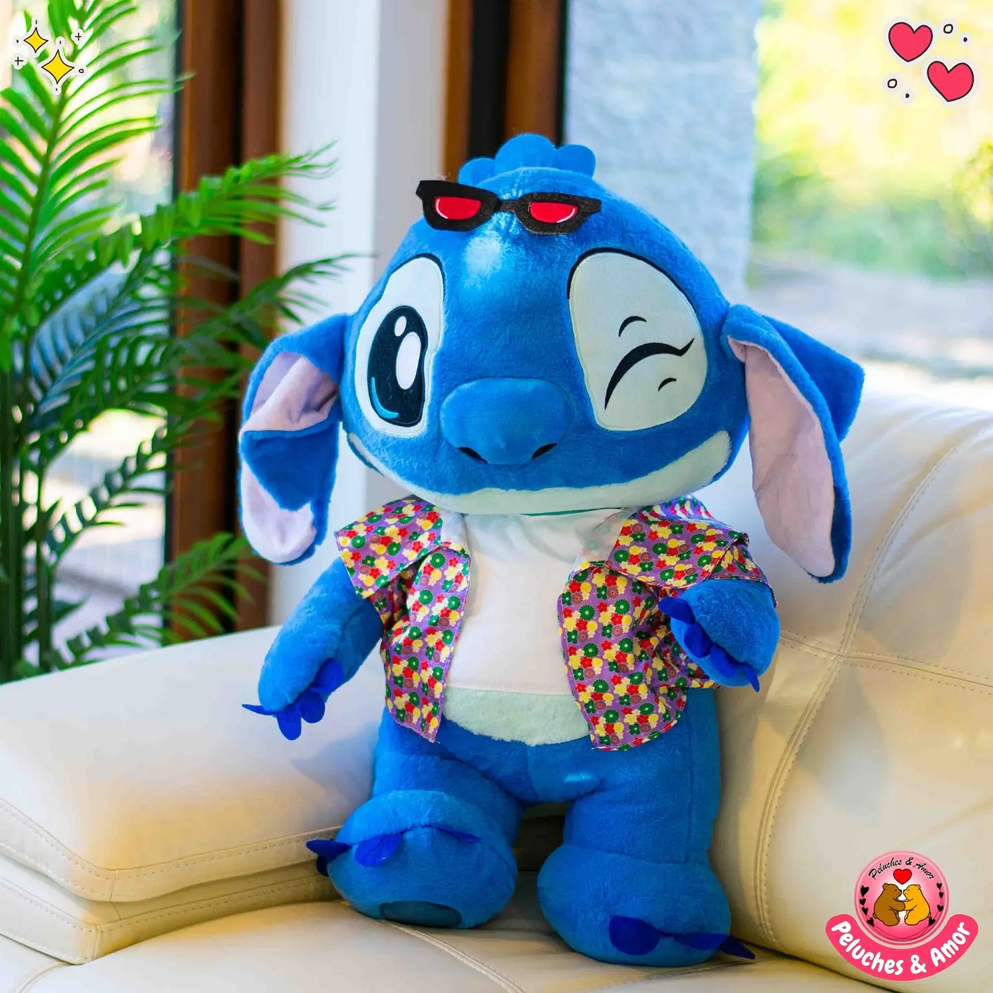 Peluche Gigante Stitch Hawaiano 80 CM 2