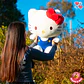 Peluche Hello Kitty Gigante Clásica con Vestido Azul 60 CM - Miniatura 1