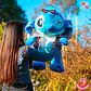 Peluche Gigante Stitch Hawaiano 80 CM - Miniatura 1