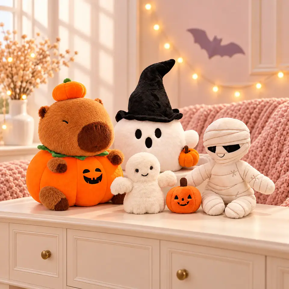 Pack Halloween Casa Cute | Set de 5 Peluches para Decorar 1