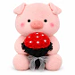Peluche Cerdito Cute con Ramo de Rosas 30 CM - Miniatura 2