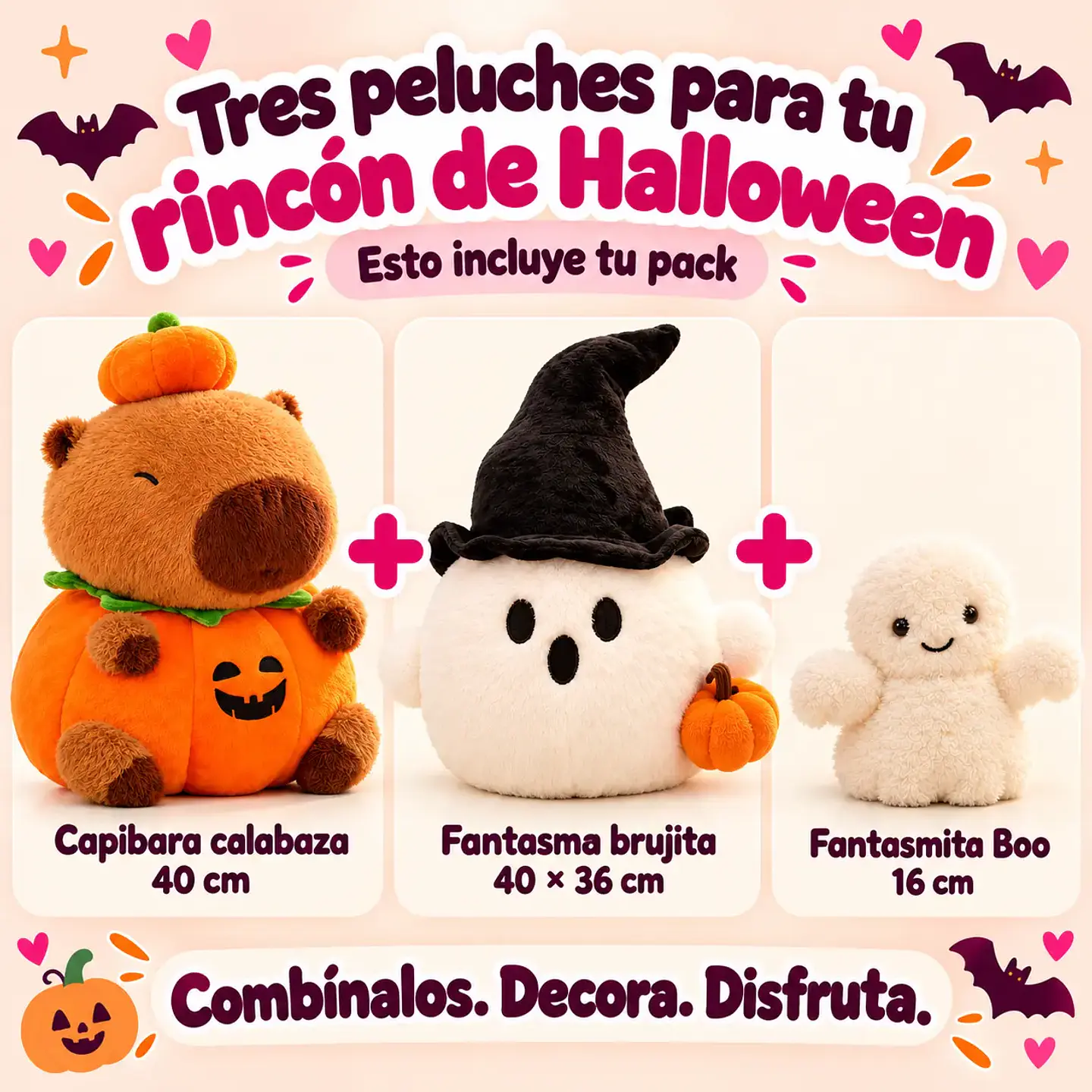 Trío Halloween Cute 3