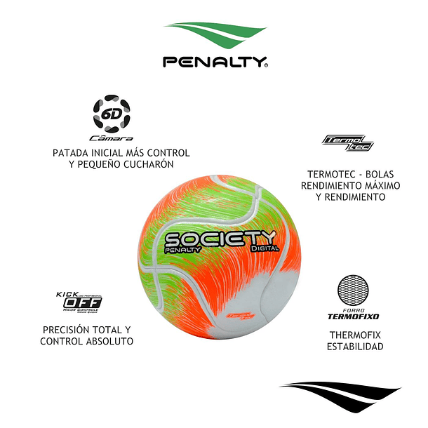Balon de Futbolito Penalty Digital Term 2