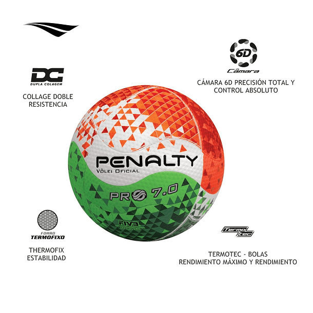 Balon de Voleiball Penalty 7.0 Pro Viii N° 5 2