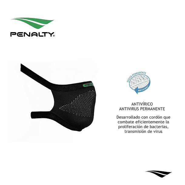 Mascarilla deportiva Penalty Block Pro Negro Gris 3