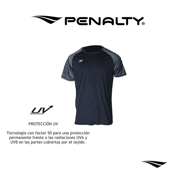 Polera Penalty Digital Uv Ix Negro 4