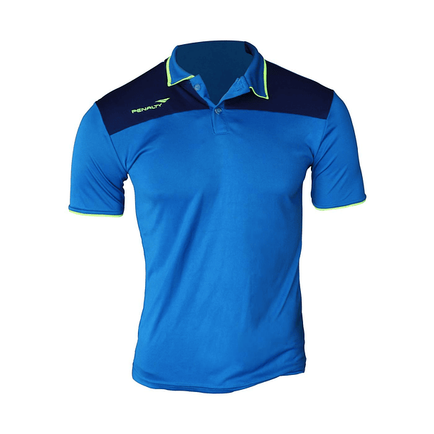 Polera Penalty Polo Br70 Uv Azul 1