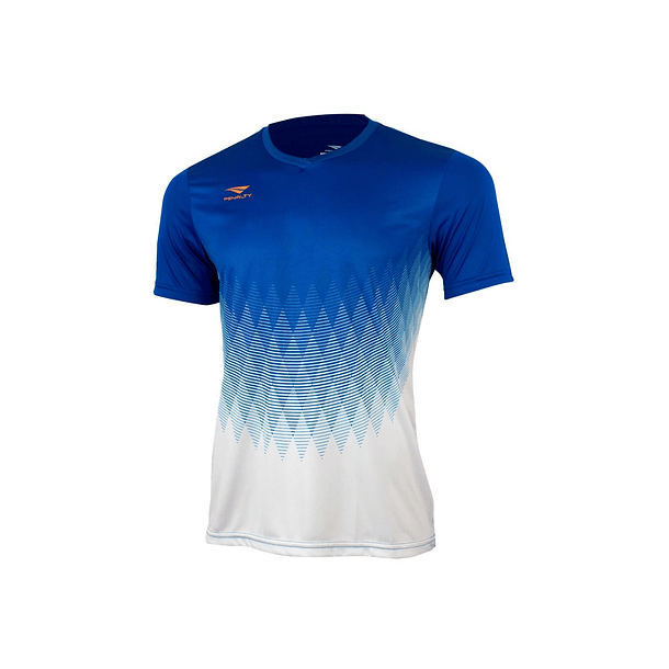 Polera Penalty Prisma Azul Blanco 1