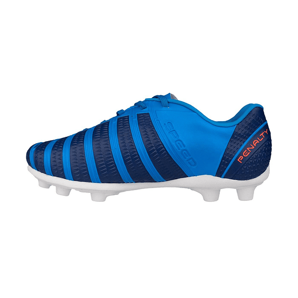Zapato de Futbol Penalty Speed Kids Azul/Naranjo 3