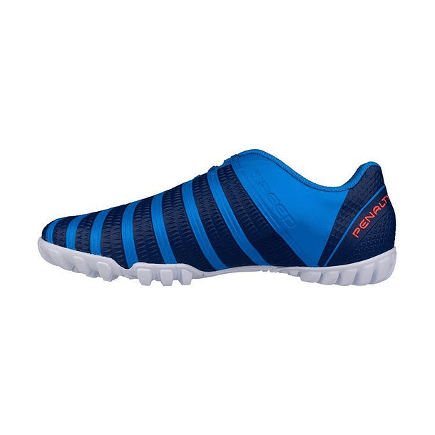 Zapato de Futbolito Penalty Speed Azul/Naranjo 2