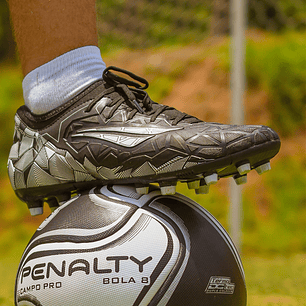 Zapato de Futbol Penalty Rx Locker Xxi Negro/Blanco