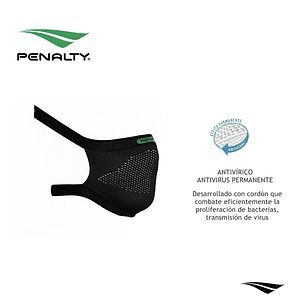 Mascarilla Deportiva Penalty Block Pro Negro Gris