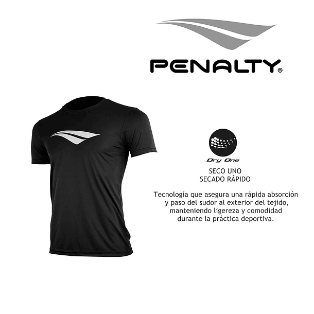 Polera Penalty Logomania Azul Rey 5