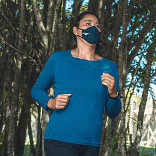 Mascarilla Deportiva Penalty Block Traino Verde Oscuro