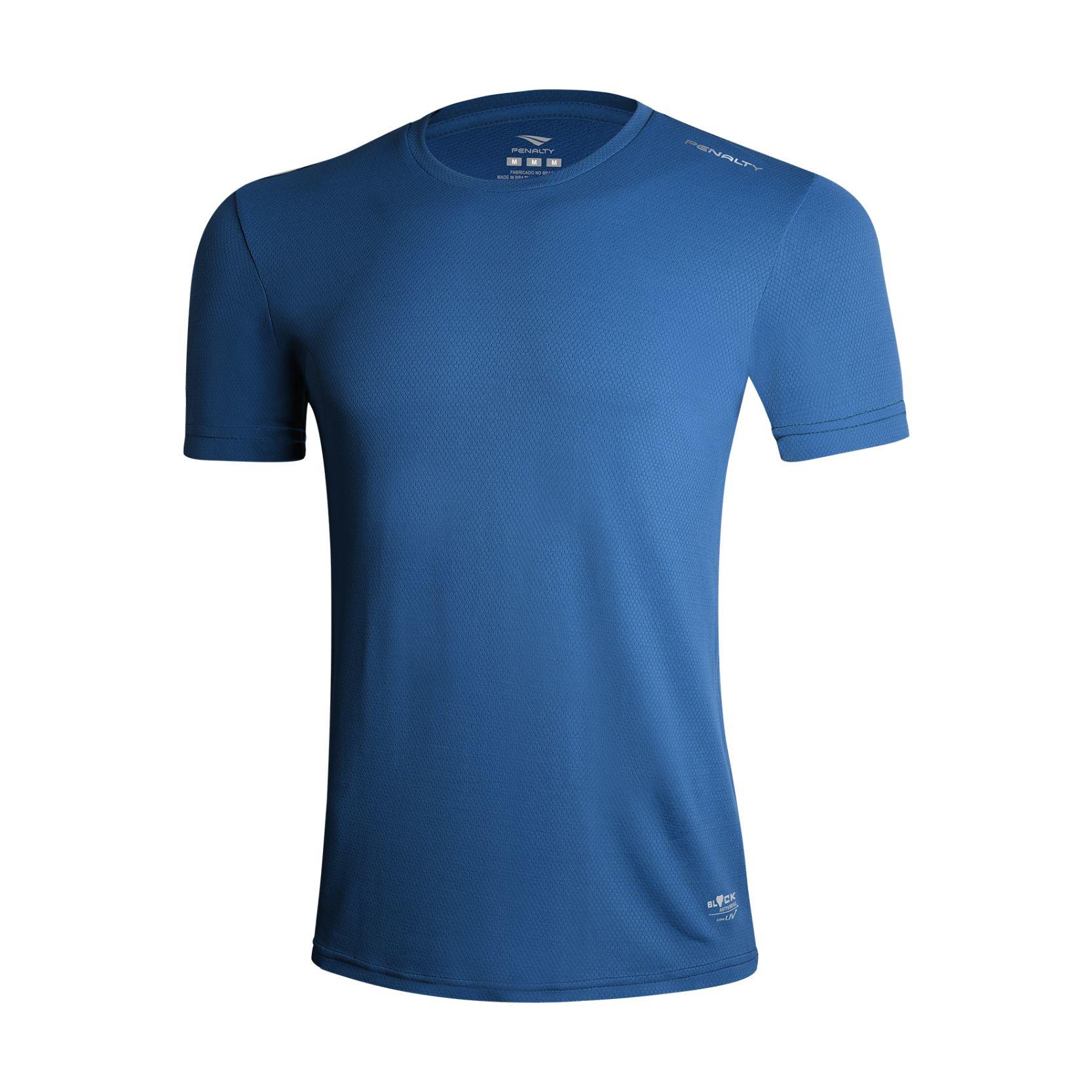 POLERA MANGA CORTA BLOCK AZUL