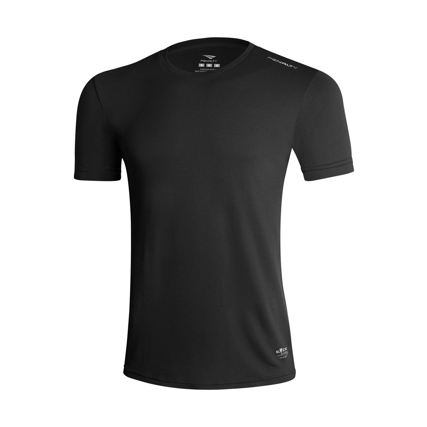 POLERA MANGA CORTA BLOCK NEGRO