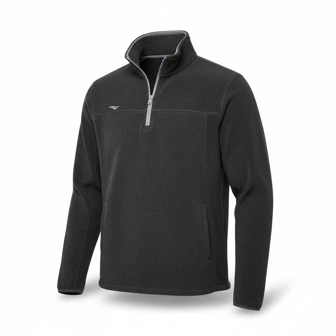 Chaqueta Penalty Fleece Negro/Gris 3