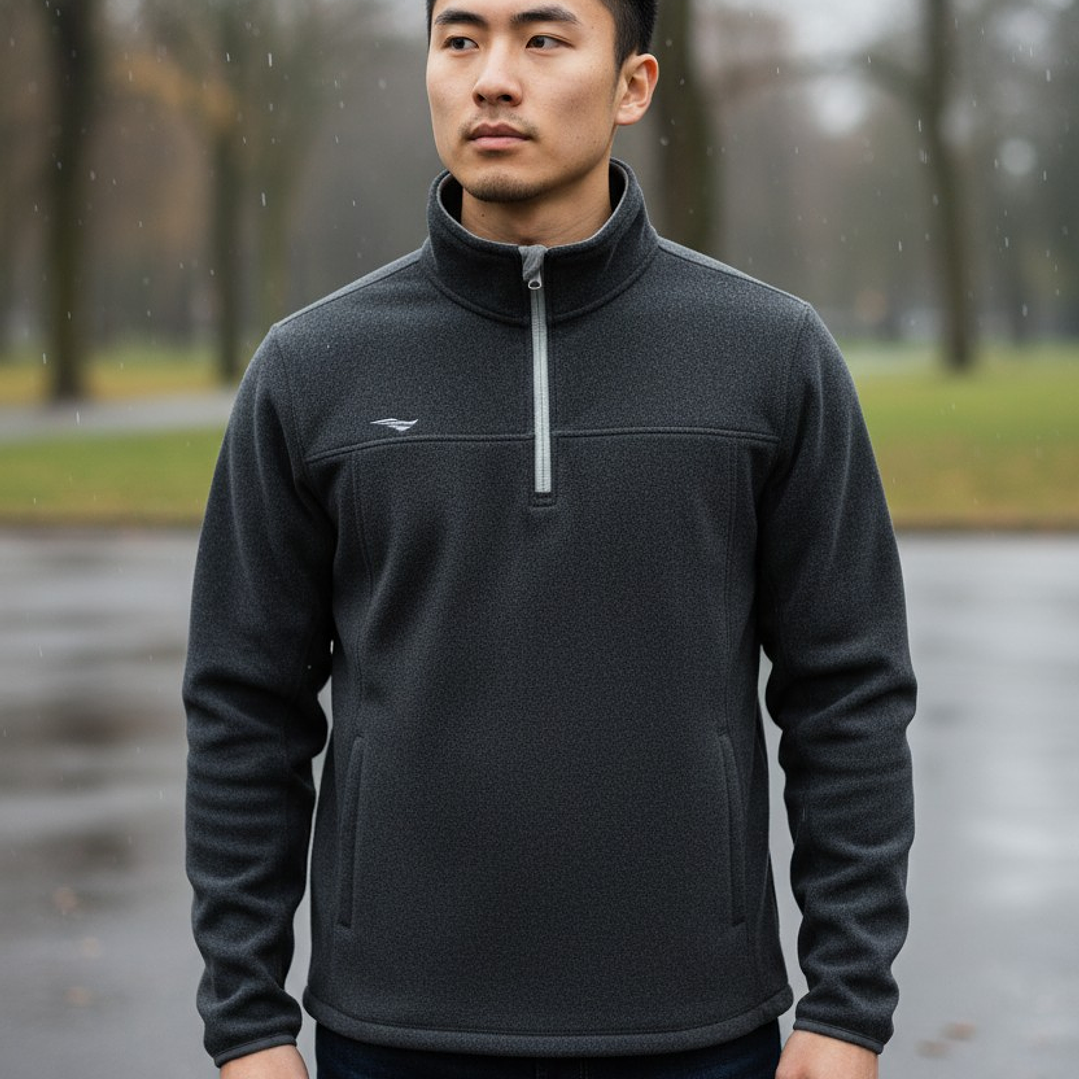 Chaqueta Penalty Fleece Negro/Gris 7