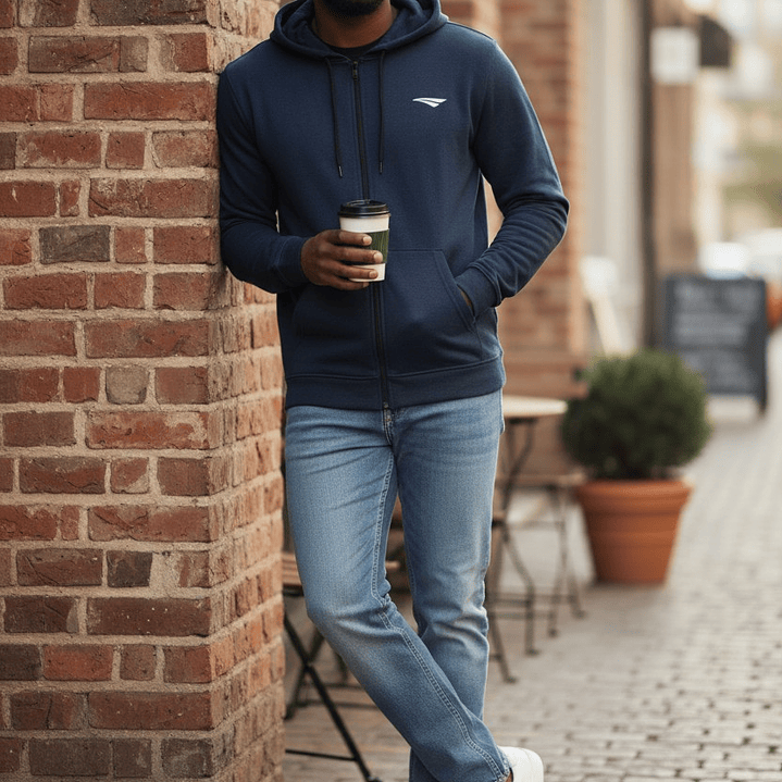 Poleron con Gorro Penalty Duo Confort 129 Azul  5