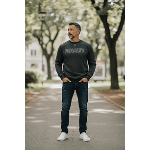 Poleron Penalty Moletom Negro