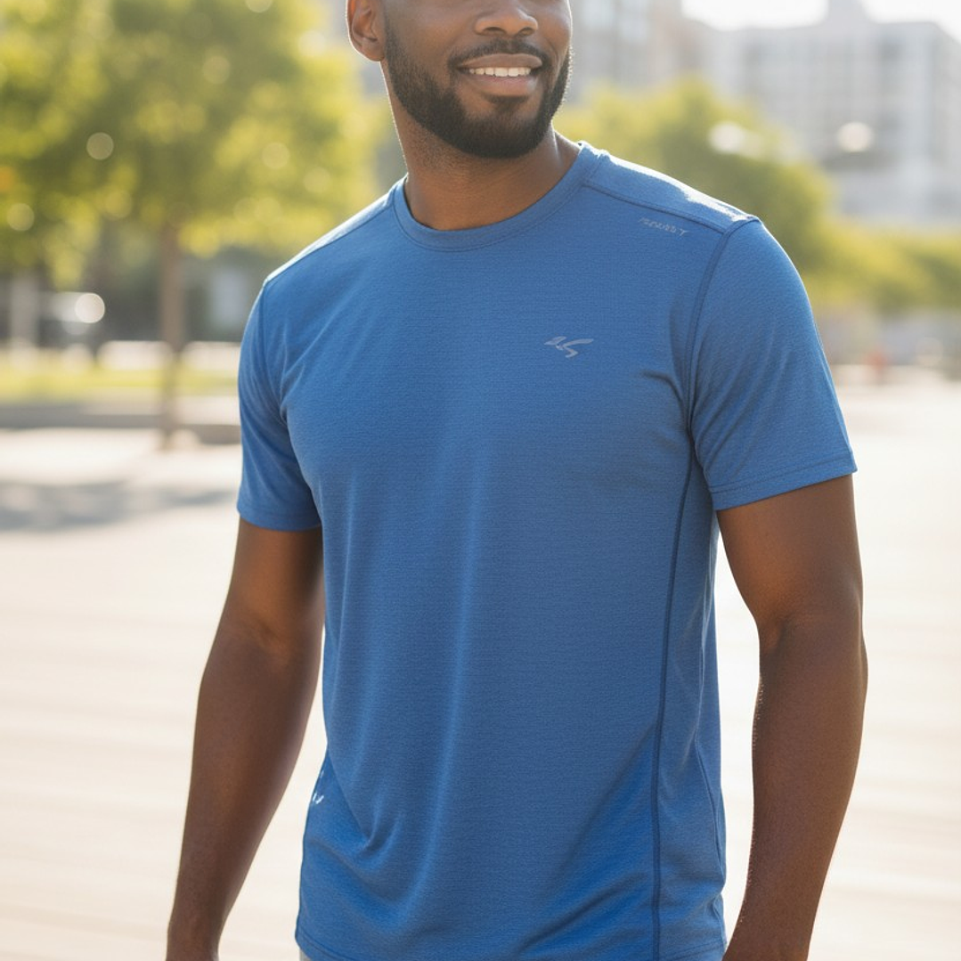 Polera Penalty Block Masculina Azul 3