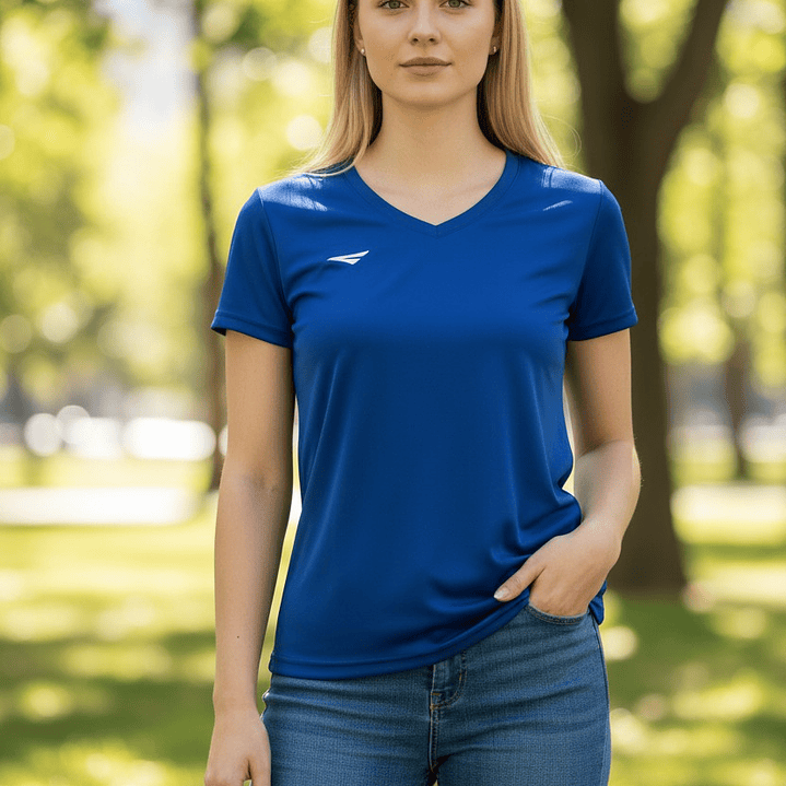 Polera Penalty 645 Femenina Azul Rey 2