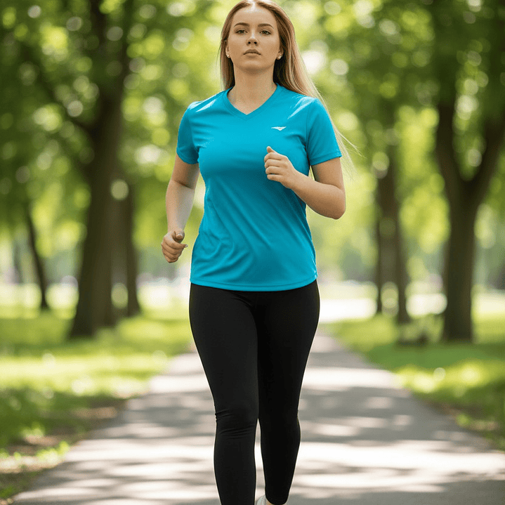 Polera Penalty 645 Femenina Celeste 2