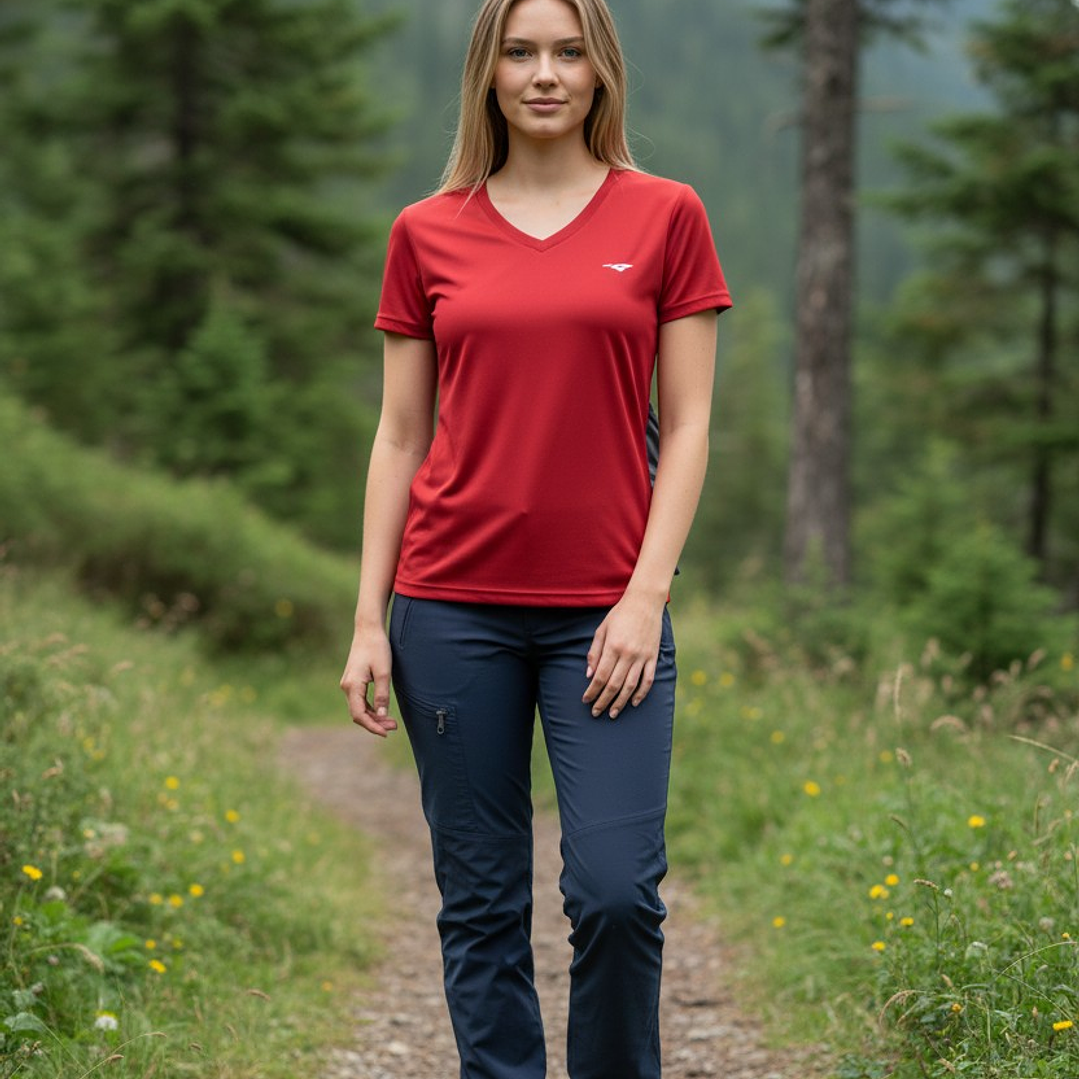 Polera Penalty 645 Femenina Roja 5