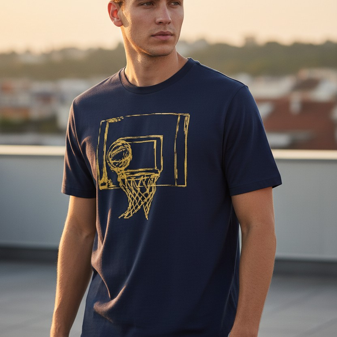 Polera Penalty Basket Azul Oscuro 4