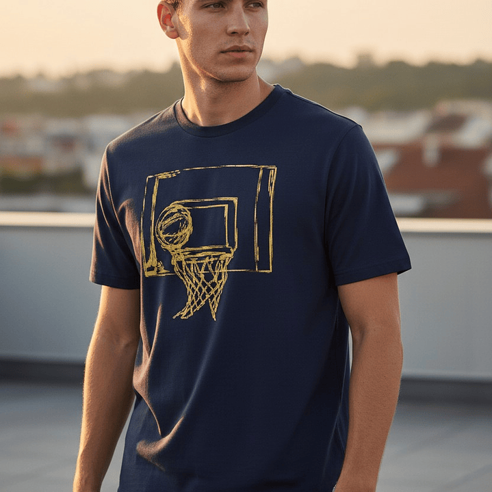 Polera Penalty Basket Azul Oscuro 4