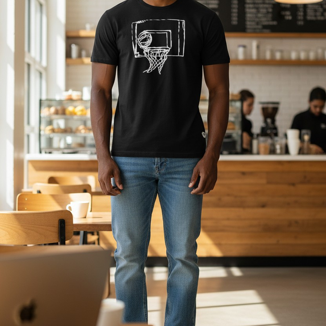 Polera Penalty Basket Negro 3