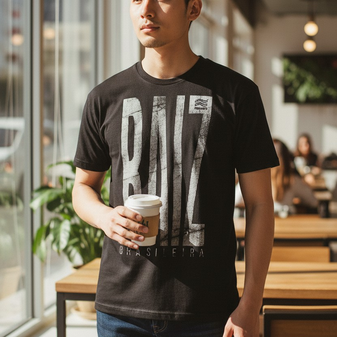 Polera Penalty Brasileira Negro 4