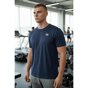 Polera Penalty Flamula Azul Oscuro