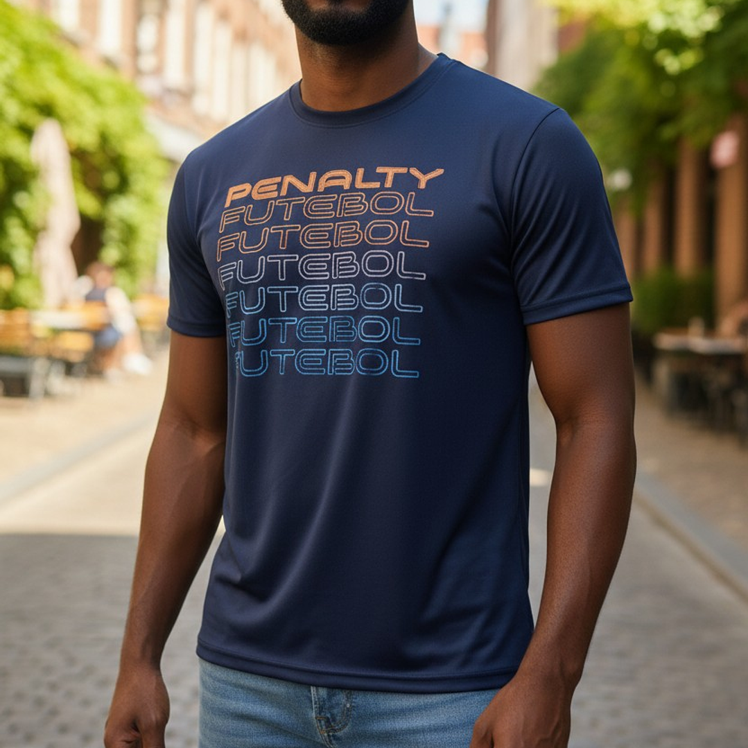 Polera Penalty Futbol Azul Oscuro 3