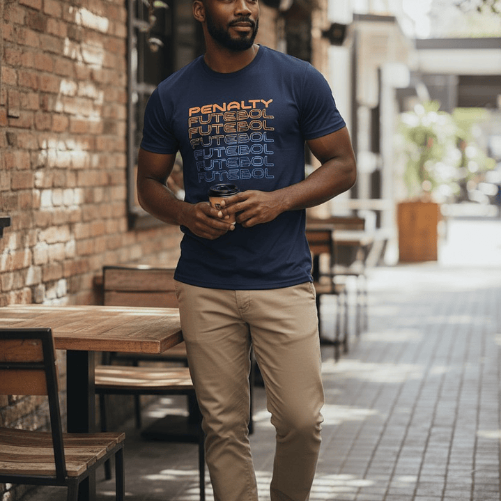 Polera Penalty Futbol Azul Oscuro 5