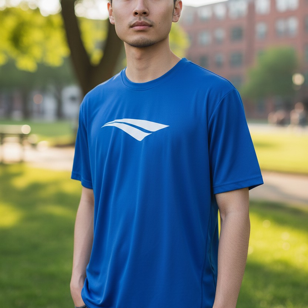 Polera Penalty Logomania Azul Rey 6