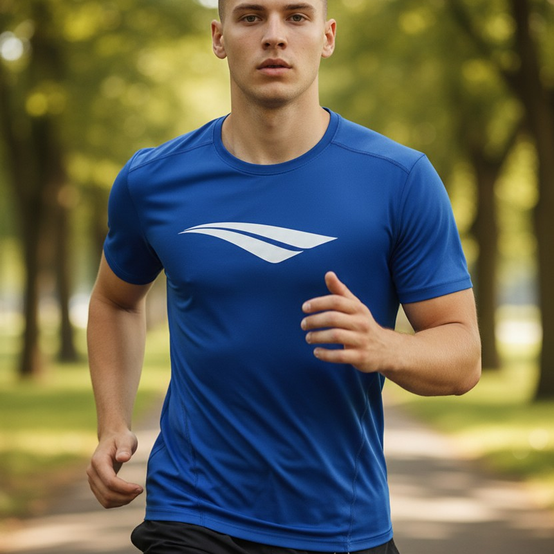 Polera Penalty Logomania Azul Rey 7