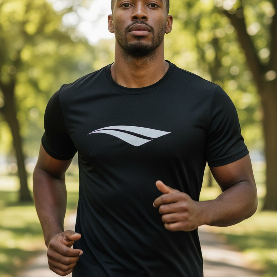 Polera Penalty Logomania Negro 4