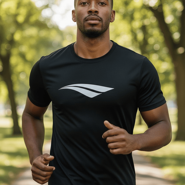 Polera Penalty Logomania Negro 4